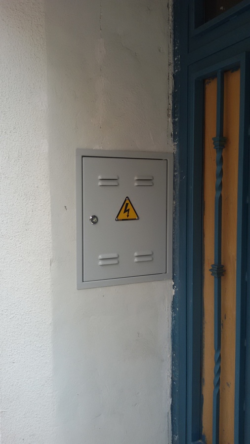 Contador en la calle