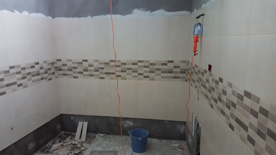 Colocación de alicatado 