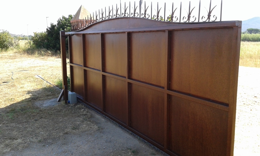 portal hierro corten