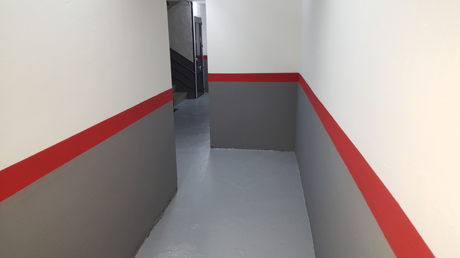 Acabado con pintura epoxi