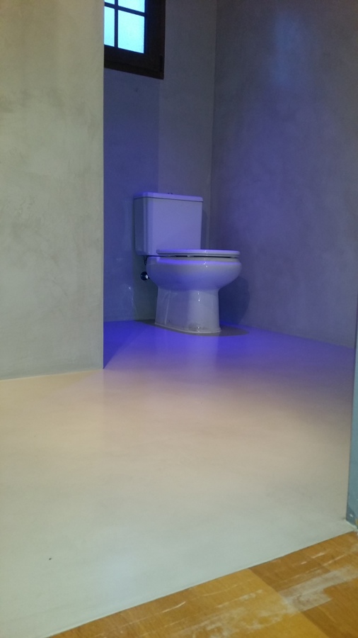 Baño microcemento