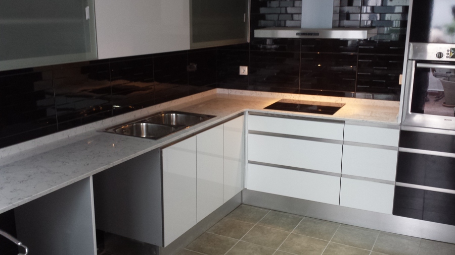 Encimera de Silestone.