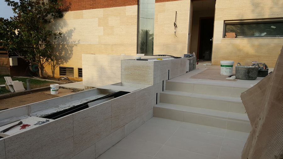 Mármol en jardinera