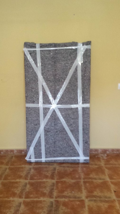 Las mantas que usamos protegen 100% su cuadro o espejo