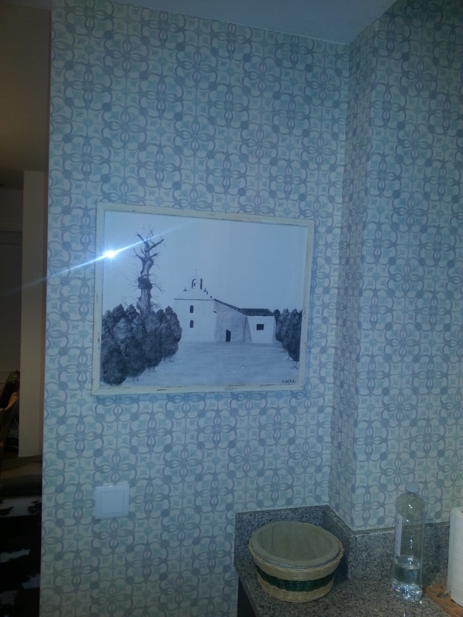 papel pintado cocina