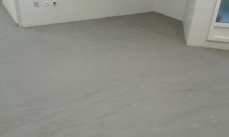 Vista suelo de la cocina 