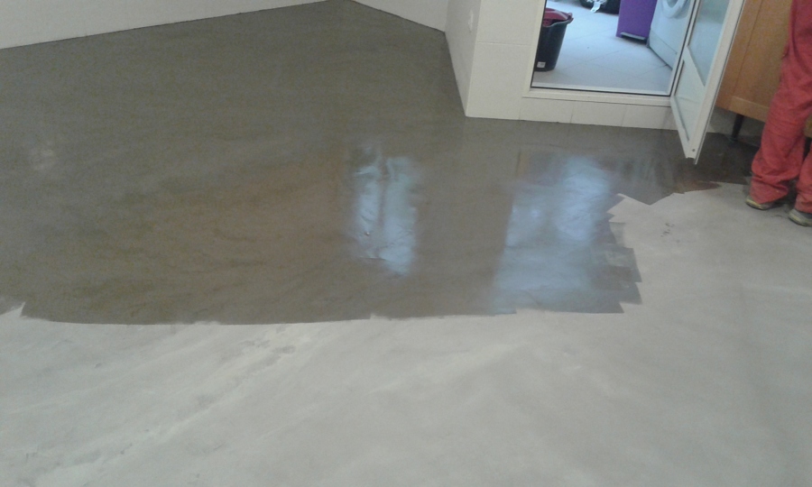 Aplicación de la resina 