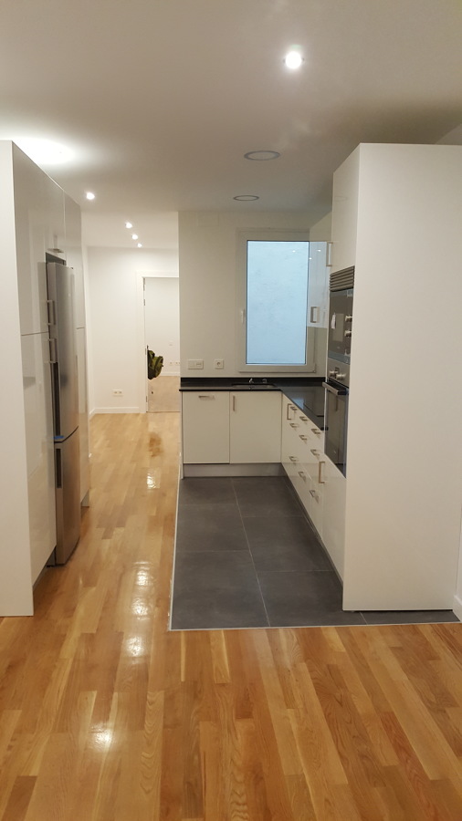 Espacio abierto salon y cocina