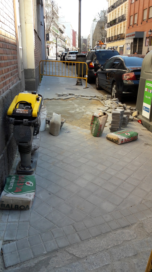 Arreglo hundimiento suelo