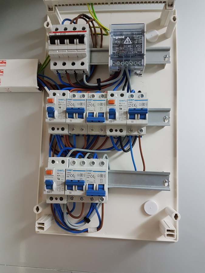 Interior Cuado electrico en Bar