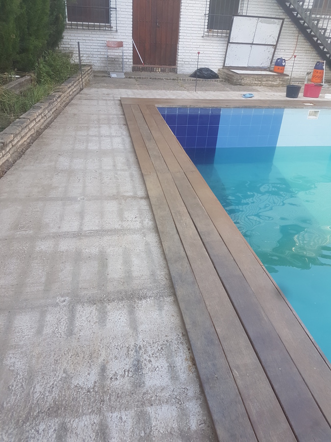 REFORMA EXTERIOR DE PISCINA