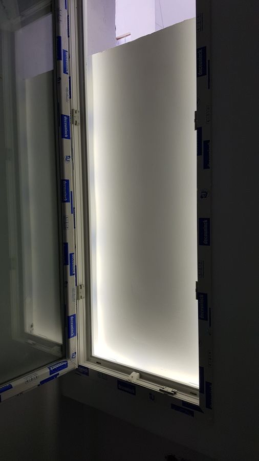 Ventana retroiluminada