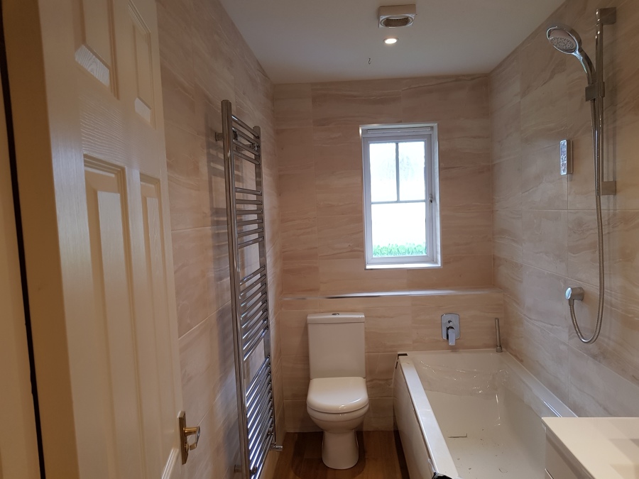 New bathroom install