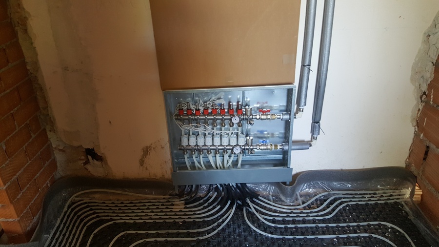 Suelo Radiante vivienda unifamiliar Aravaca