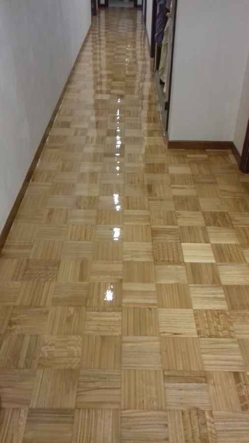 Parquelita roble brillante