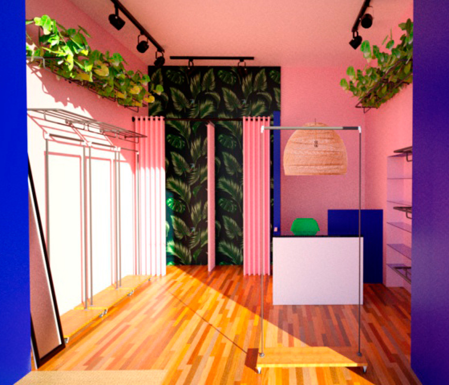 Diseño pequeña tienda