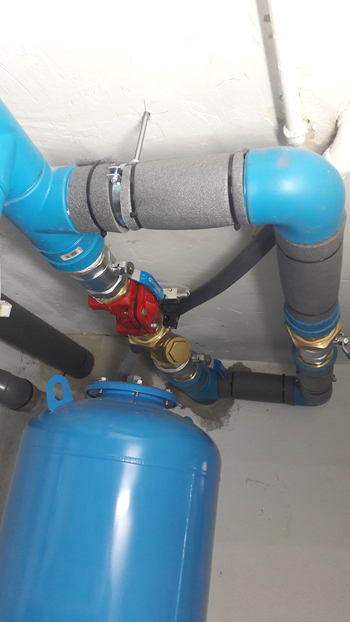 By-pass grupo de presión.