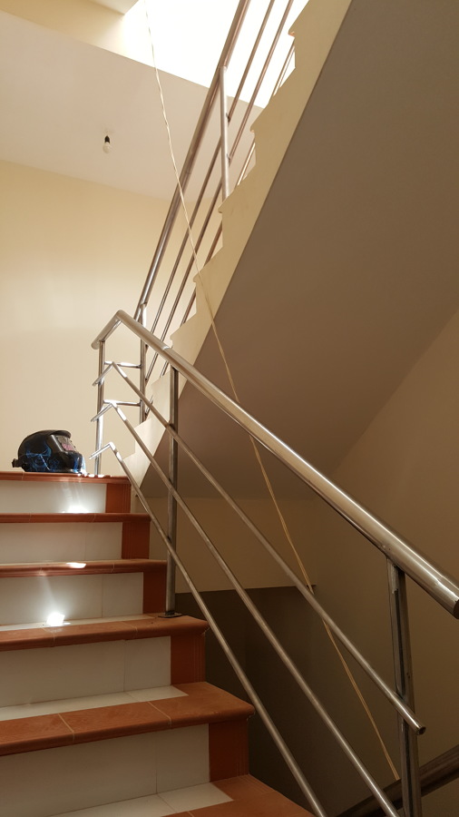 Barandilla escalera acero inoxidable