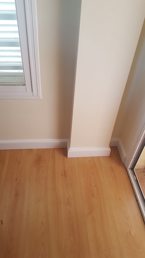 Colocación de rodapié