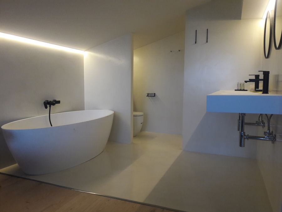 Baño microcemento