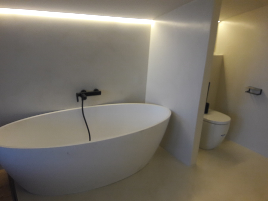 Baño microcemento