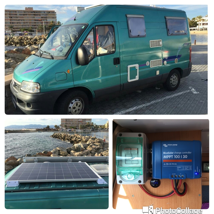 Instalación solar autocaravana