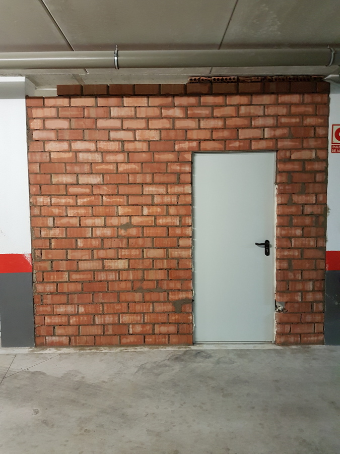 Cerramiento plaza de garaje