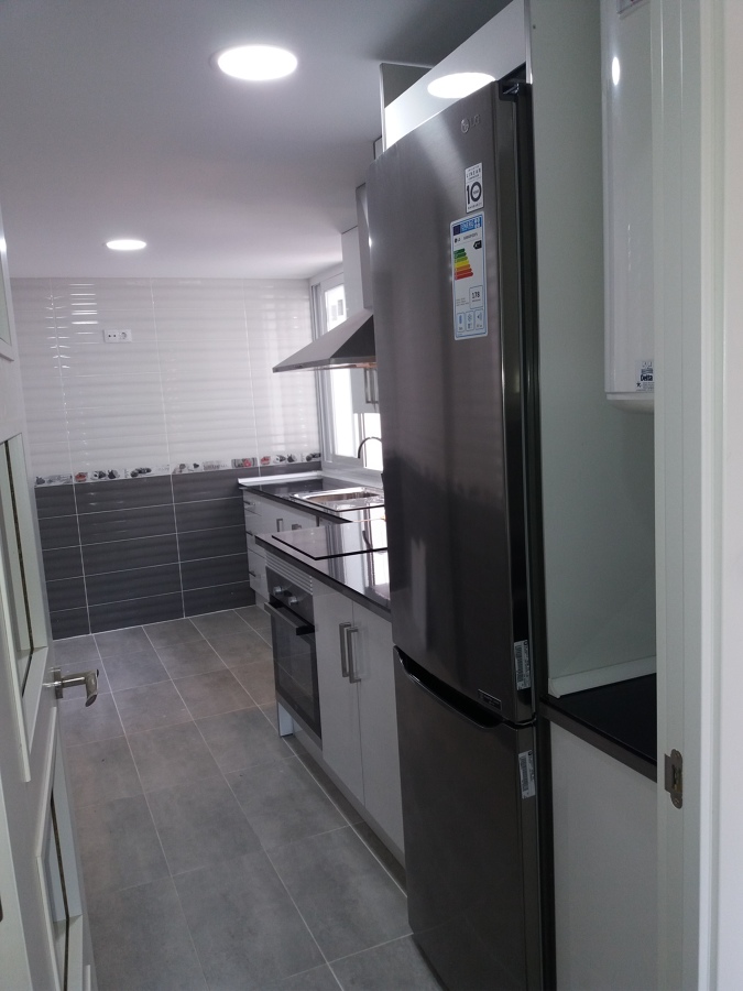 La cocina 8m2  despues de la reforma