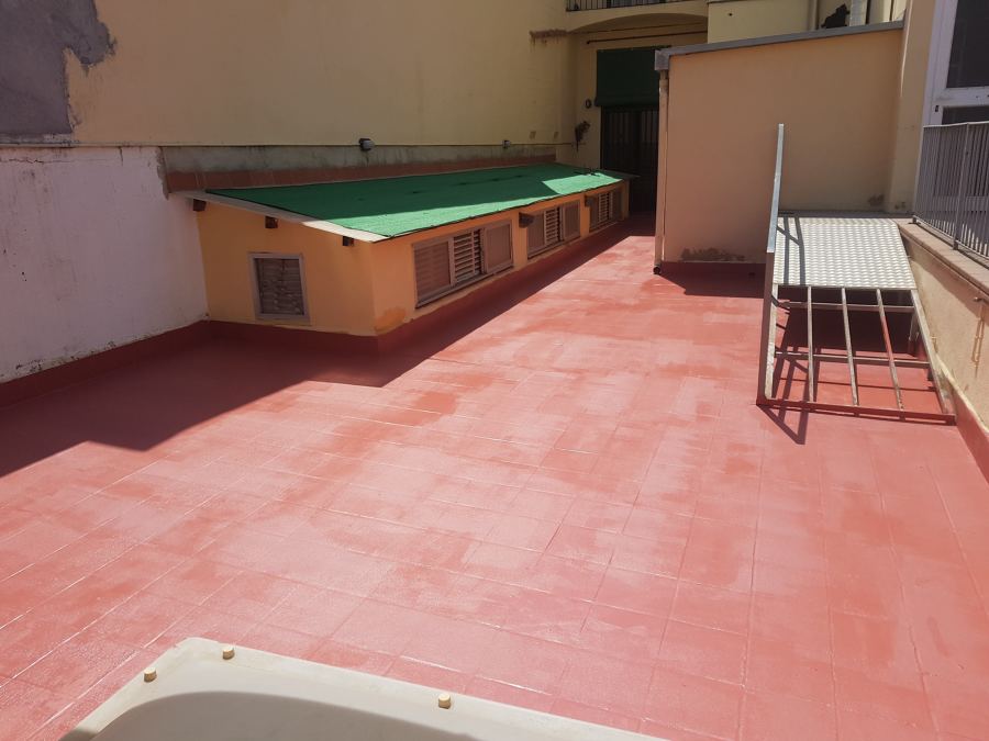 terrazas transitables por encima de solado