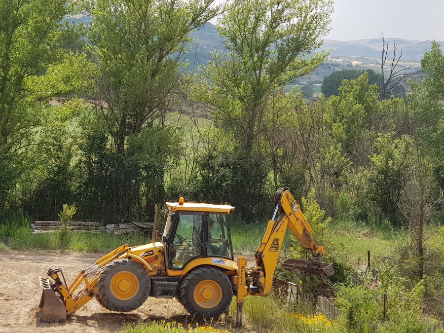 Desmonte de terreno.