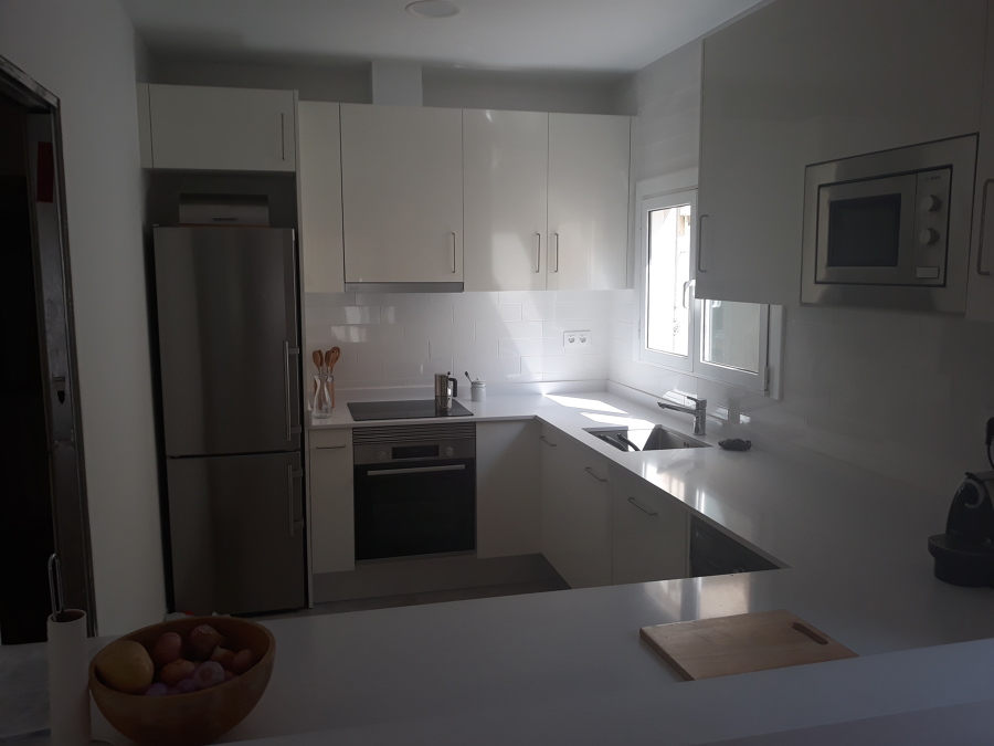 cocina abierta al comedor