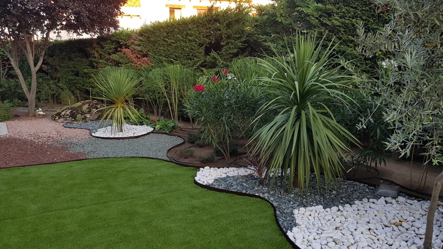 Obra para decorar una parcela entre 100m2