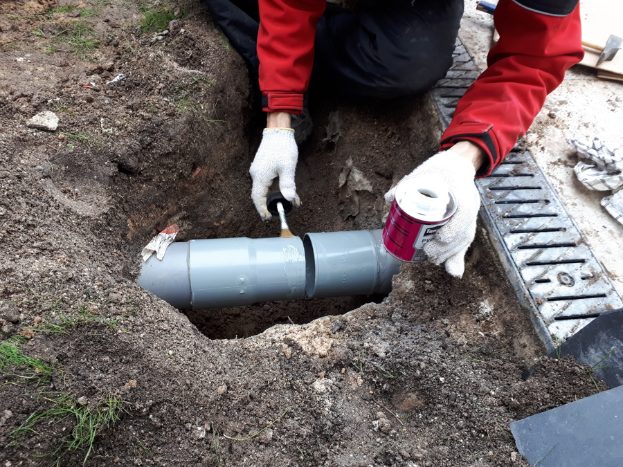 Reparación tubería PVC