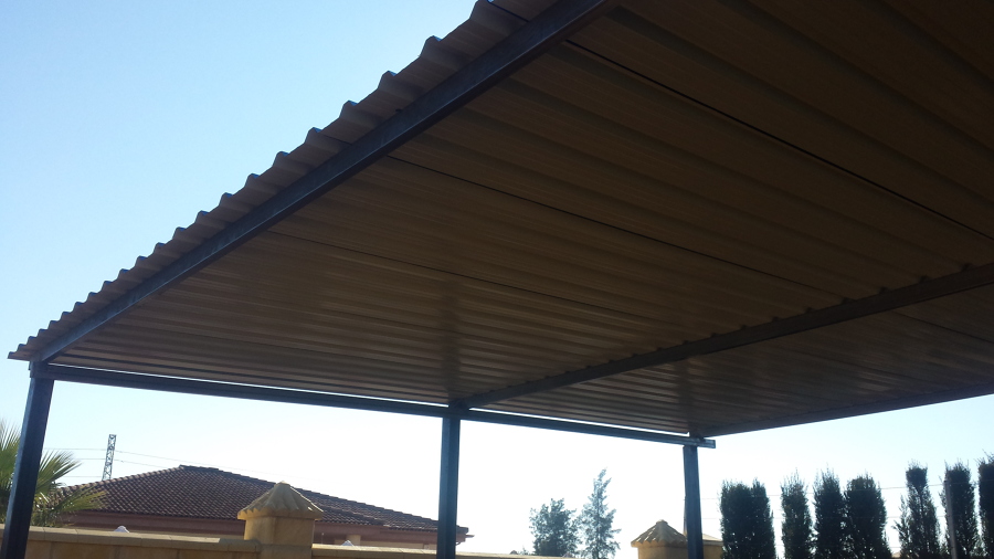 techo de chapa galvanizada trapezoidal