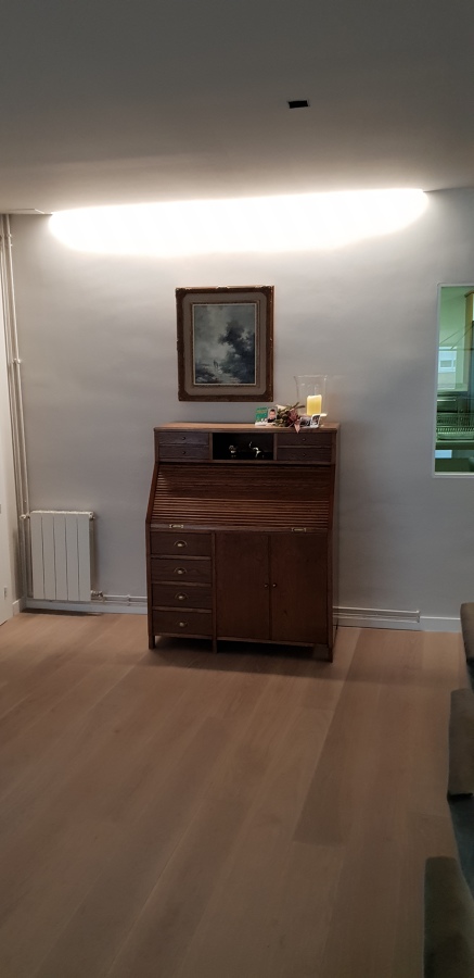 mezcla de mobiliarion antiguo con modernos