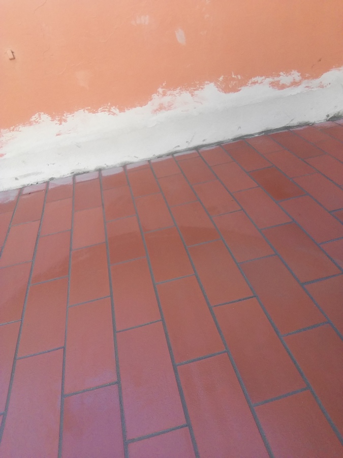 Rasilla catalana rejuntada con mapei 113