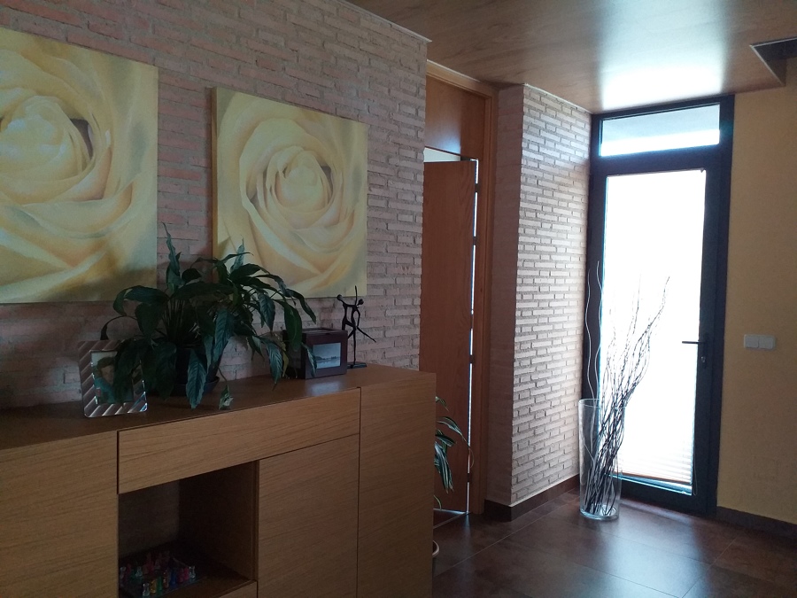 Pared de ladrillo visto