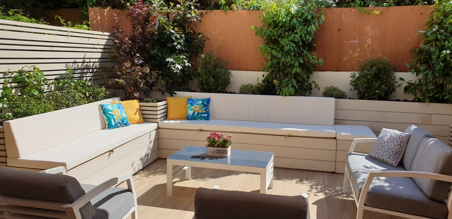 Diseño de paisajismo de terraza. Soto de la Moraleja