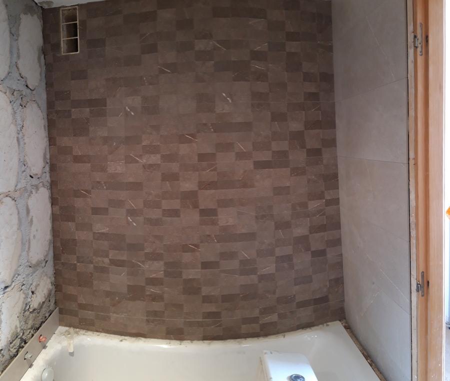reformando baño