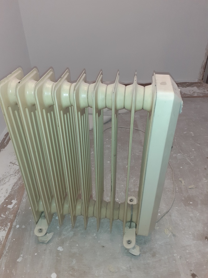 Radiador antes de lacado