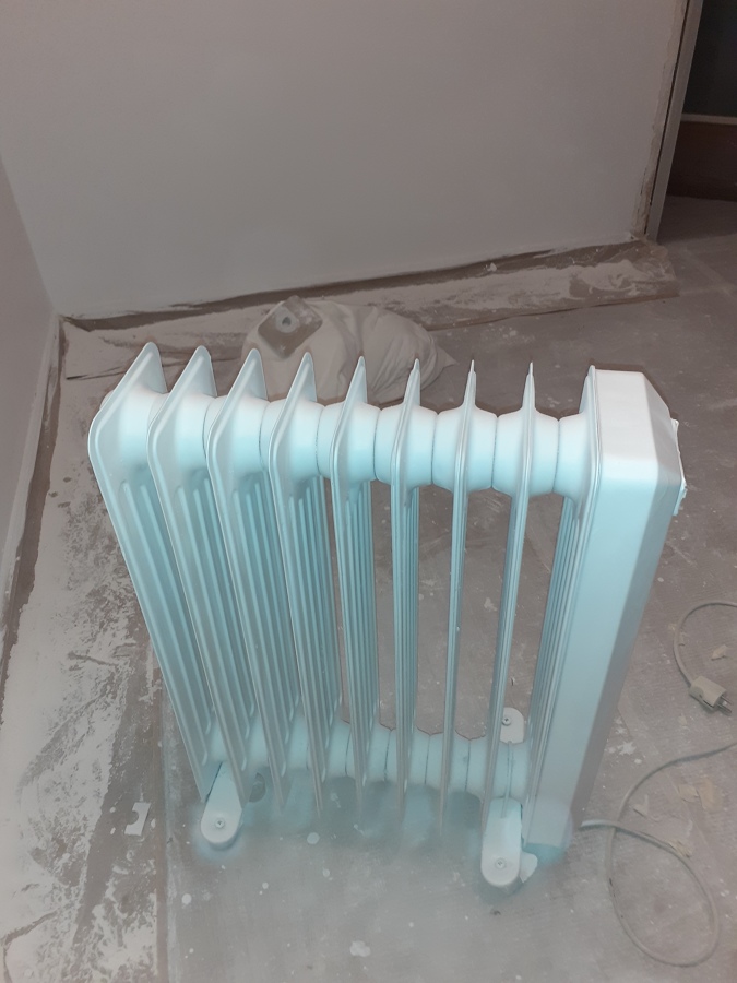 Radiador lacado en blanco