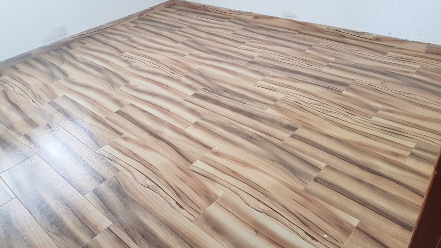 Suelo piso completo imitacion madera