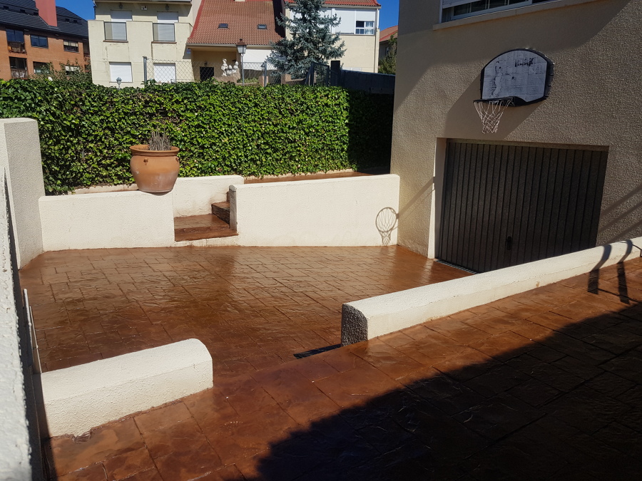 Solera de hormigon impreso Villaba