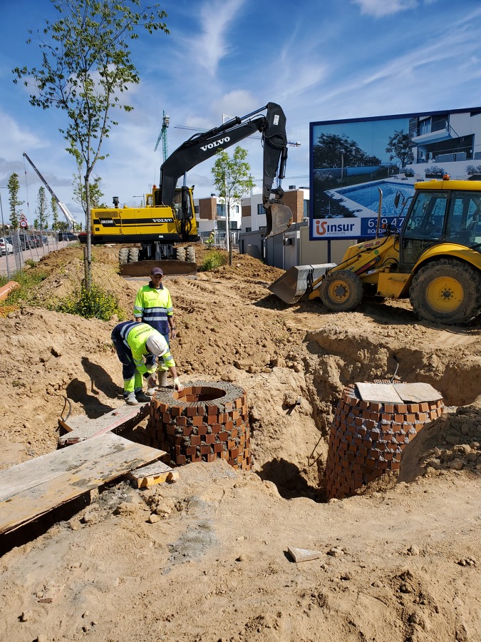 Obra de poceria, en Boadilla del monte para constructora