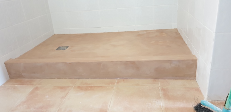 Platos de duchas de micro cementos