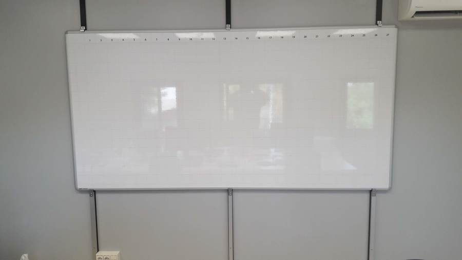 Fijar pizarra  oficina