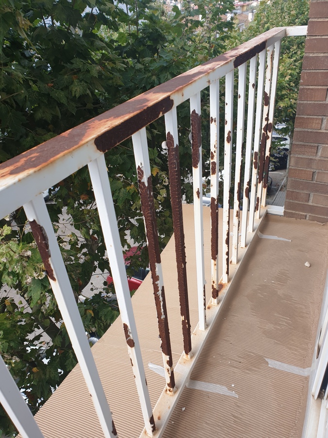 Reparación de barandillas de hierro