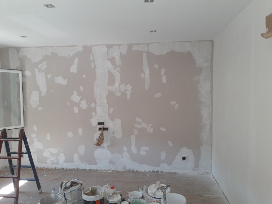 Primeras capas y masillado