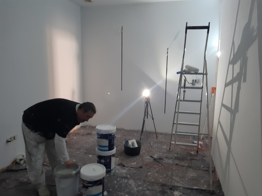 Alisado de paredes con gotele o estuco