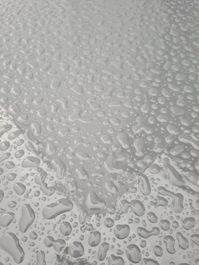 Agua sobre impermeabilización